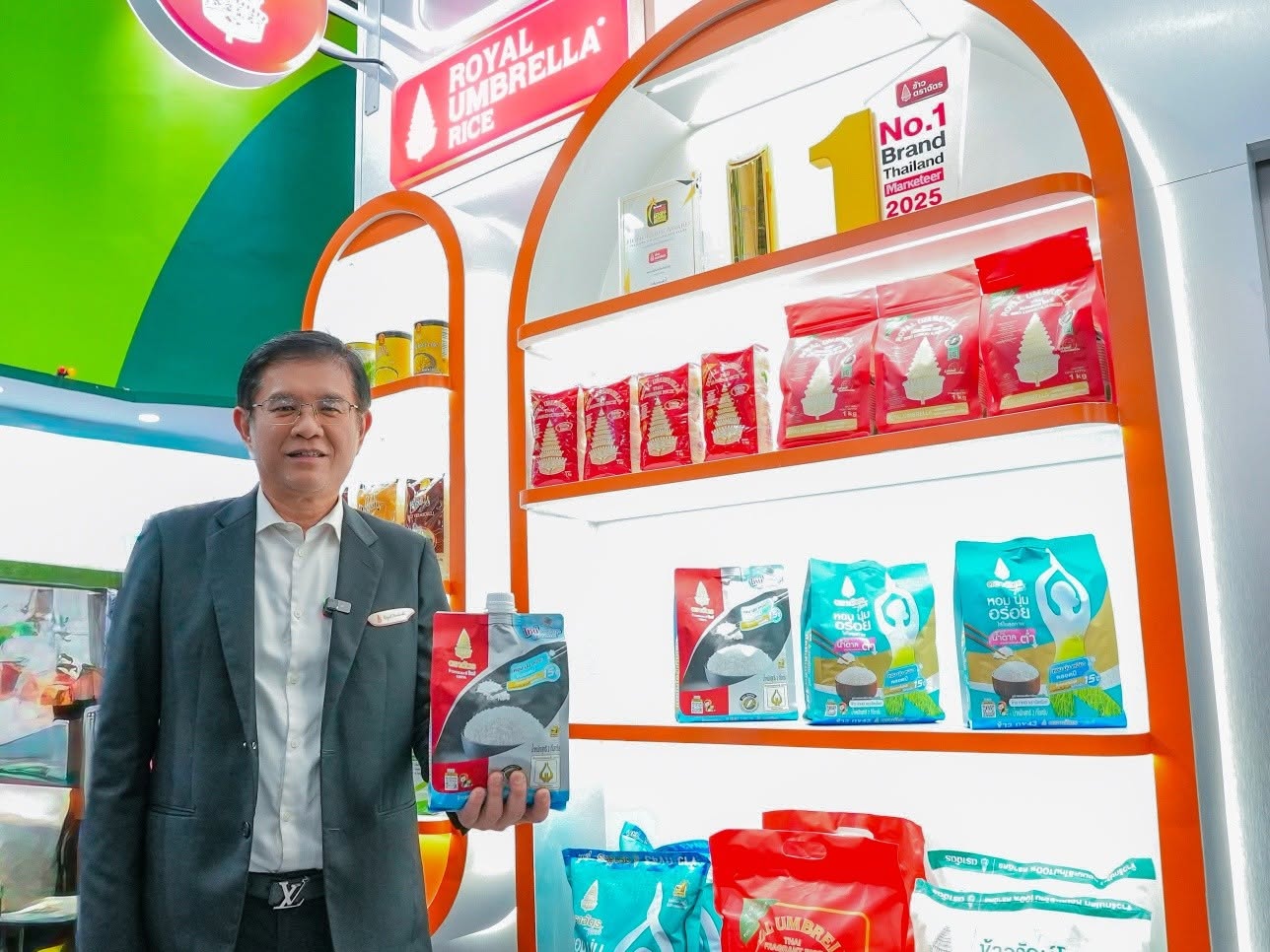 ข้าวตราฉัตร (Royal Umbrella) ร่วมตอกย้ำศักยภาพข้าวไทยคุณภาพระดับโลกในงาน THAIFEX – ANUGA ASIA 2026